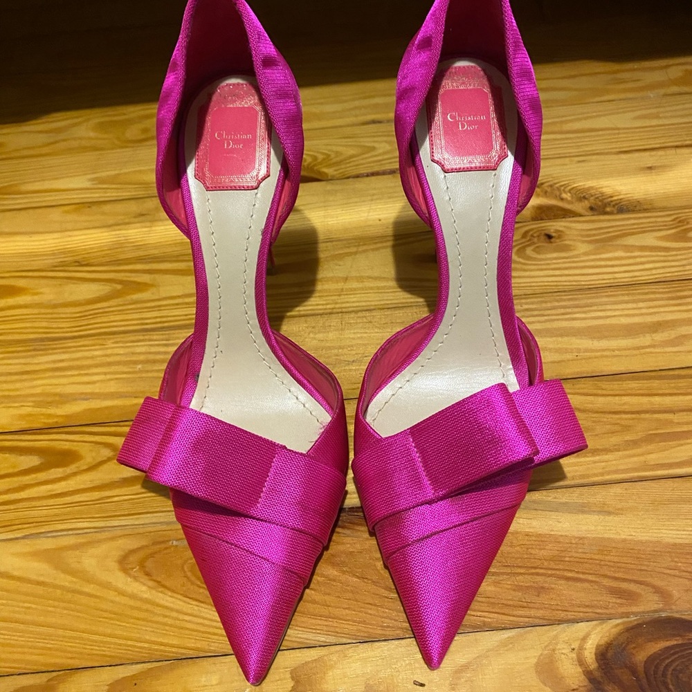 Christian Dior pink heels